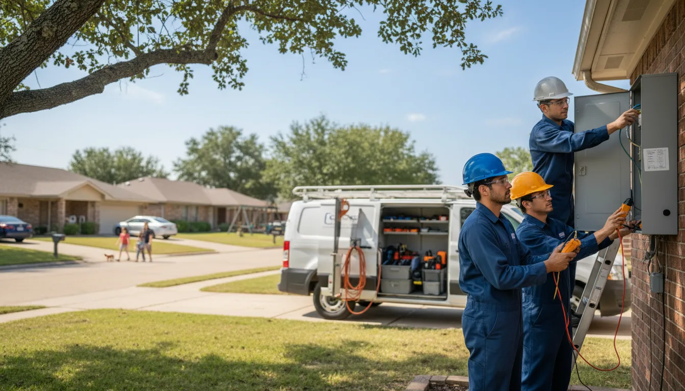 Certified electrician providing emergency electrical services in Saraland, AL